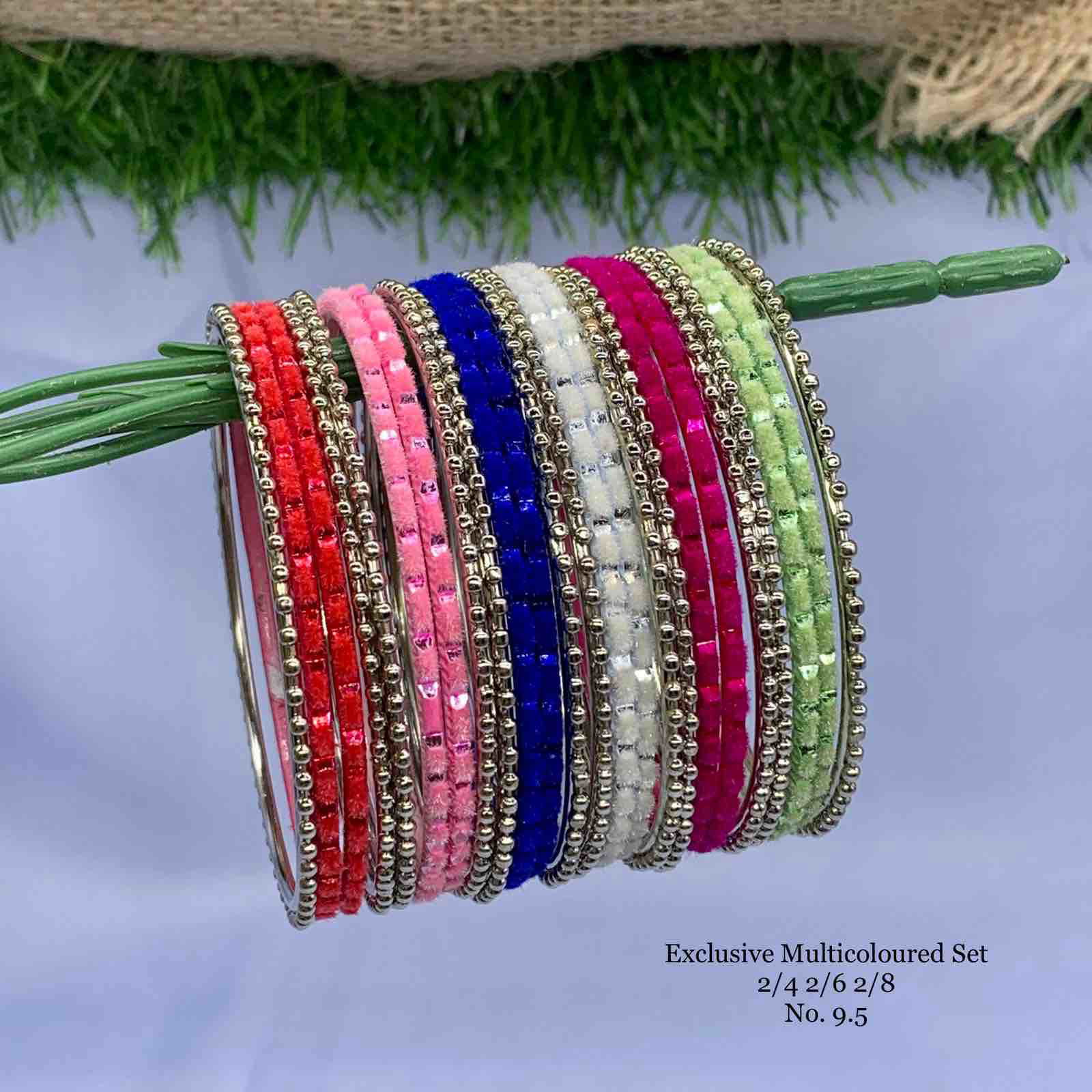 Exclusive Multi coloured Set Bangles Catalog